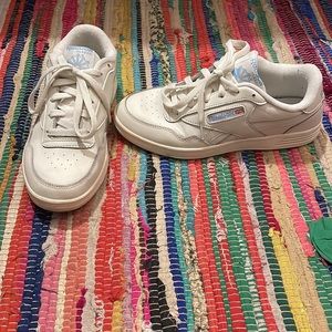 Reebok White/Off White Club Everyday Sneaker Shoe